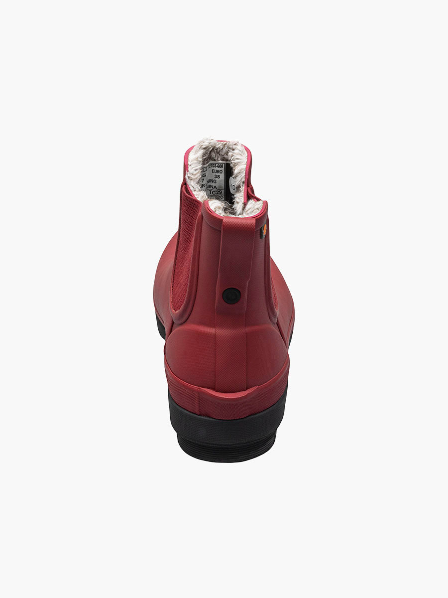 BOGS WOMENS AMANDA PLUSH II BURGUNDY