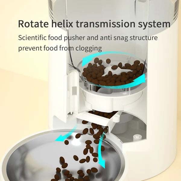PAKEWAY AUTOMATIC PET FEEDER 4L - WHITE