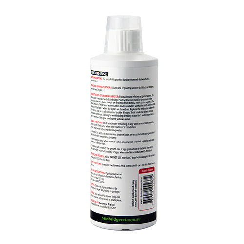 BAINBRIDGE POULTRY WORMER