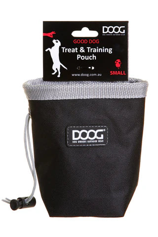 DOOG GOOD DOG TREAT & TRAIN POUCH BLACK & GREY