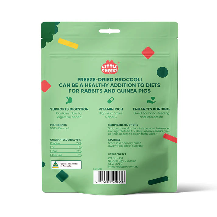 LITTLE CHEEKS FREEZE DRIED BROCCOLI 10G