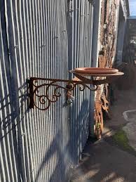 OND Bird Bath/Feeder Metal Scroll Design
