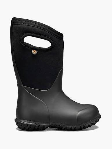 Bogs Kids Solid Black