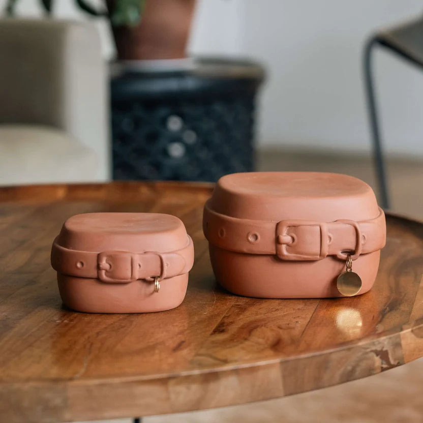 RBM RED CLAY PET URN LARGE