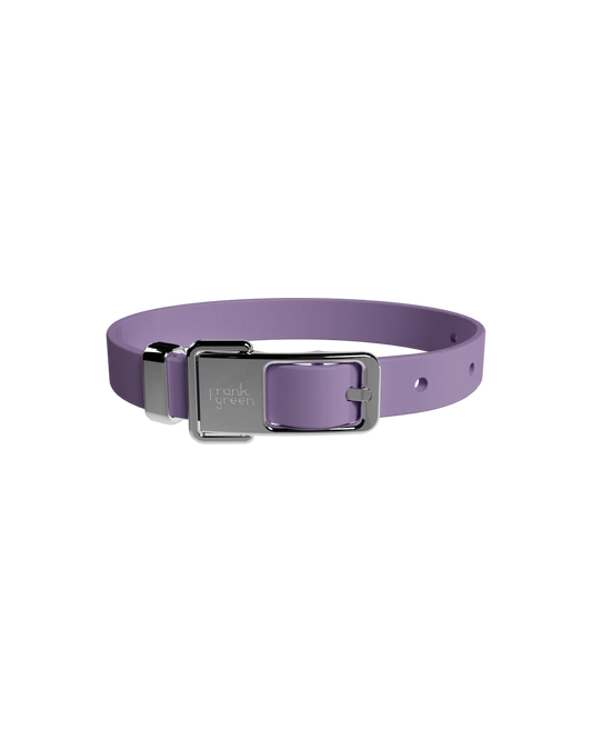 FRANK GREEN PET COLLAR + NAME TAG LILAC HAZE