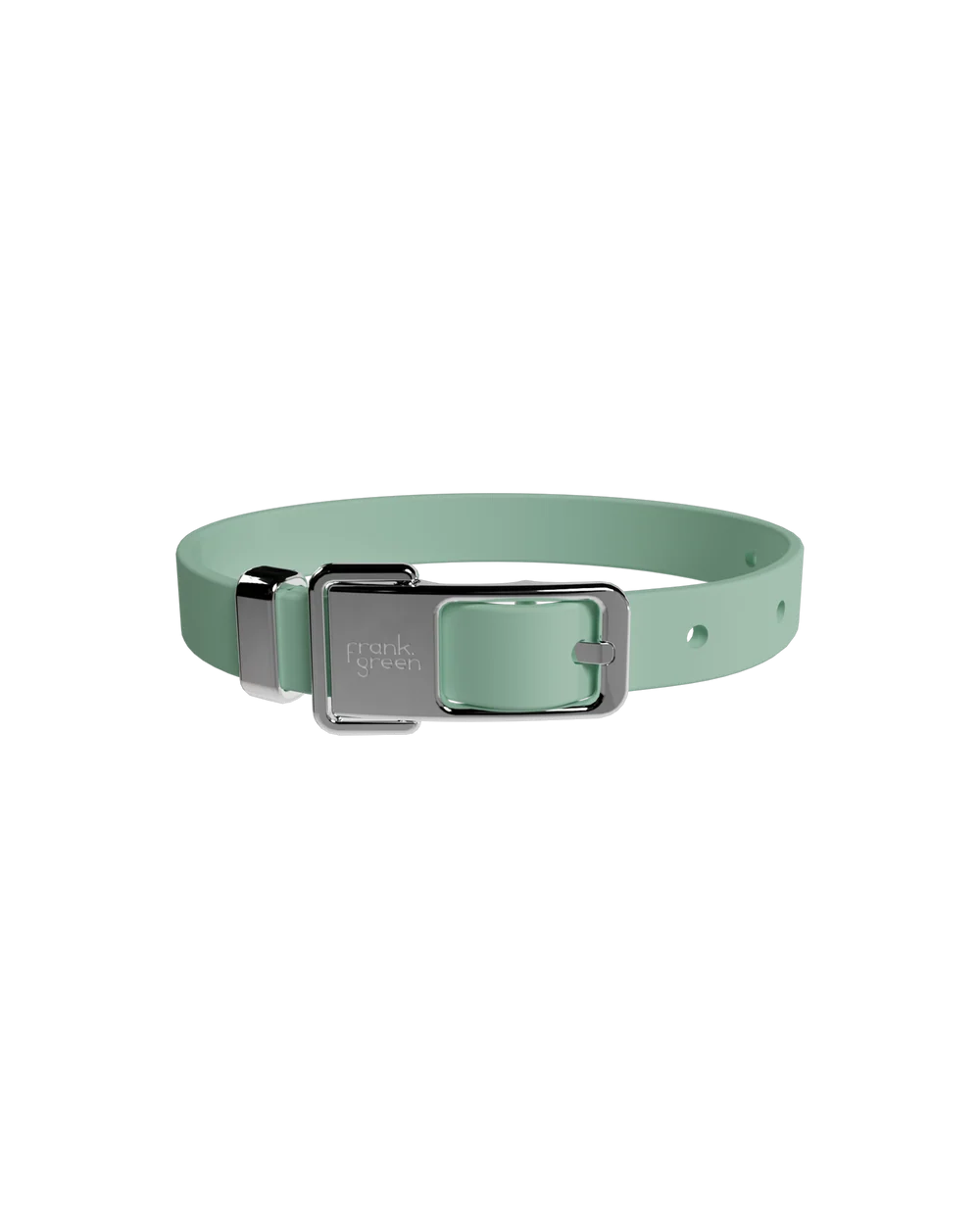 FRANK GREEN PET COLLAR + NAME TAG MINT GELATO