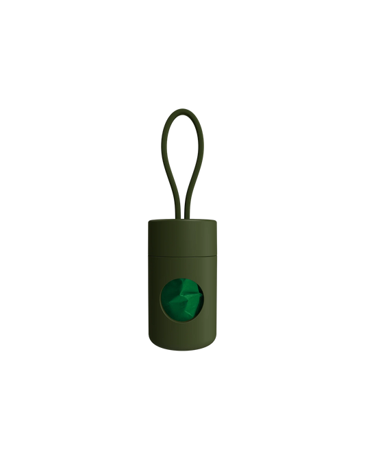 FRANK GREEN PET POO BAG HOLDER KHAKI