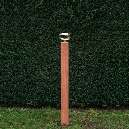 RBM BRONZE CAT COLLAR MEMORIAL ON POST - WITH POST