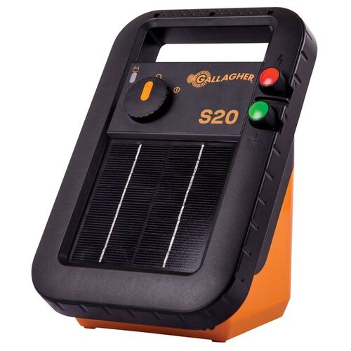 GALLAGHER SOLAR ENERGIZER PORTABLE S20