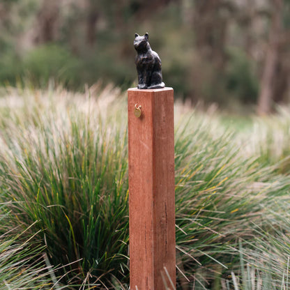 RBM CAT ON MEMORIAL POST - FIGURINE ONLY