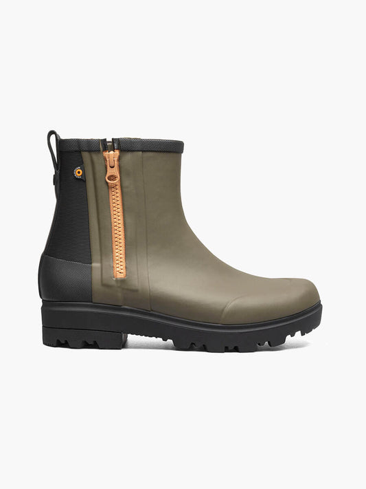 BOGS WOMENS HOLLY RAIN ZIP GREEN