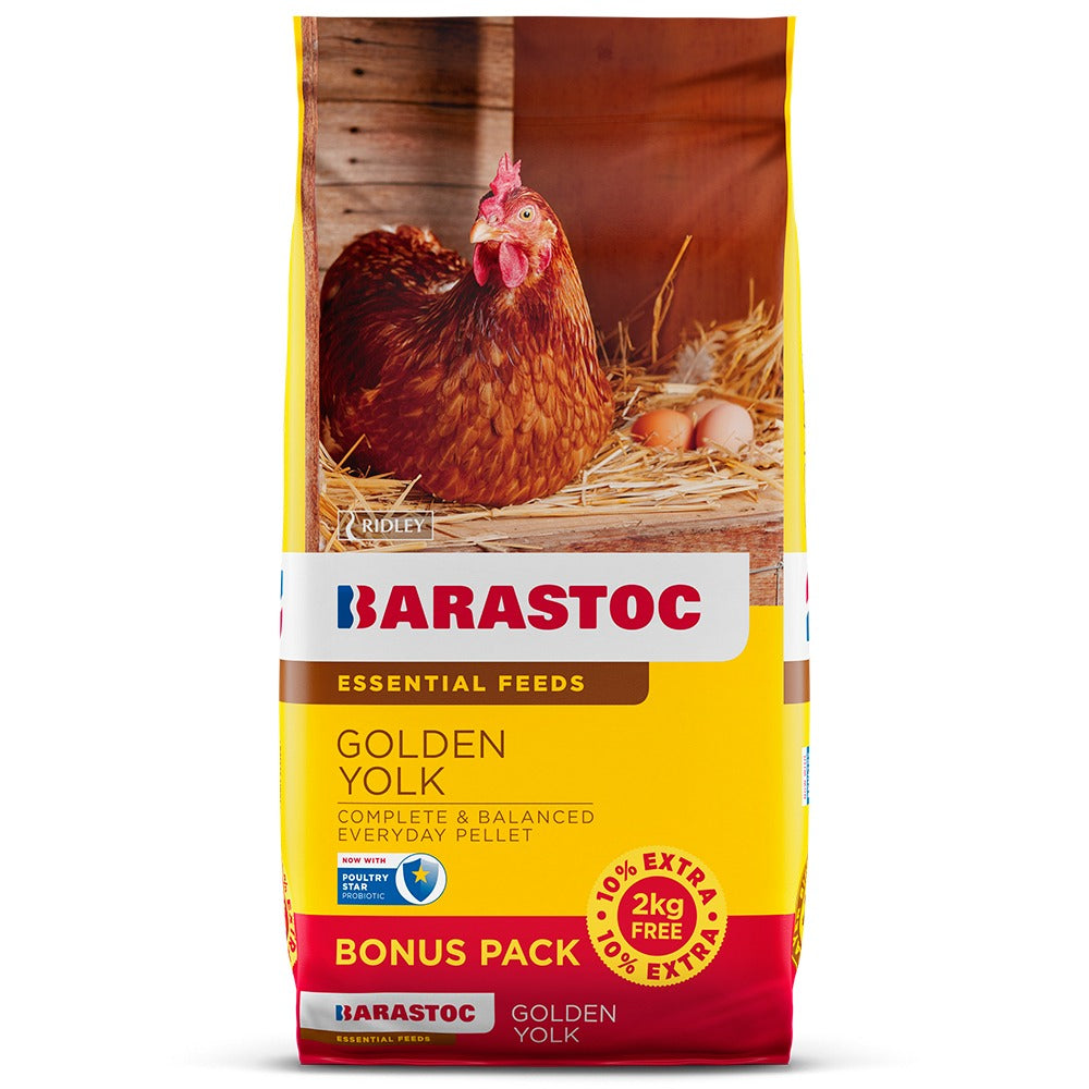 BARASTOC GOLDEN YOLK BONUS BAG 22KG
