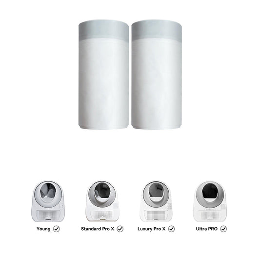 CATLINK WASTE BAGS 2 ROLLS FOR SCOOPER SELF CLEAN SMART CAT LITTER BOX