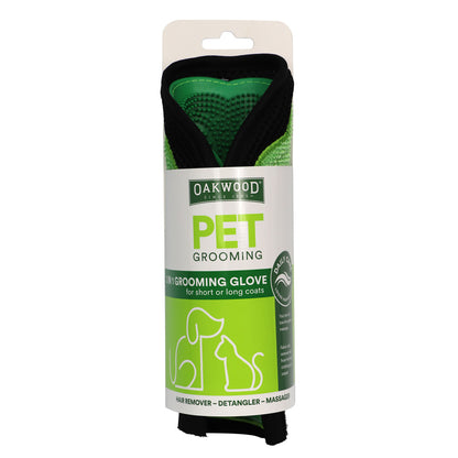 OAKWOOD PET GROOMING GLOVE