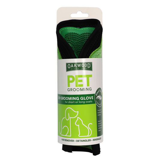 OAKWOOD PET GROOMING GLOVE