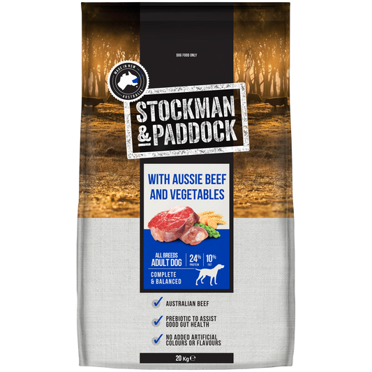 STOCKMAN & PADDOCK ADULT BEEF & VEGETABLE 20KG