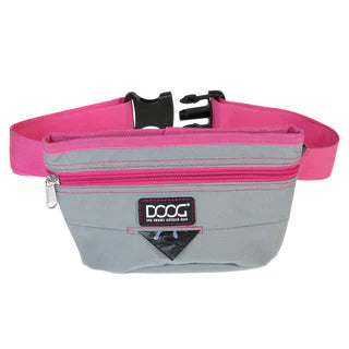 DOOG GOOD DOG TREAT & TRAIN POUCH GREY & PINK