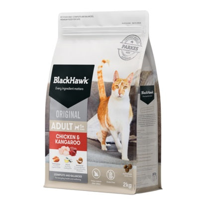 BLACKHAWK CAT ADULT CHICKEN & KANGAROO 2KG