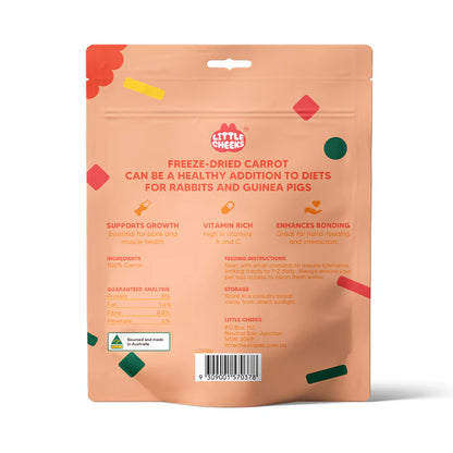 LITTLE CHEEKS FREEZE DRIED CARROT 20G