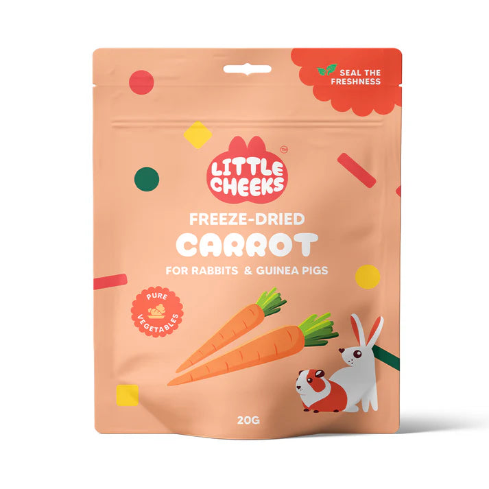 LITTLE CHEEKS FREEZE DRIED CARROT 20G