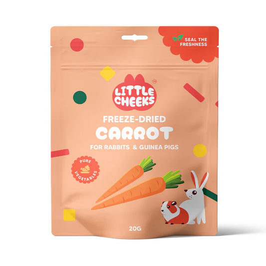 LITTLE CHEEKS FREEZE DRIED CARROT 20G