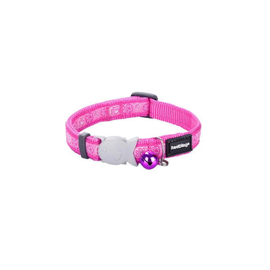 RED DINGO CAT COLLAR IMPRESSIONS HOT PINK