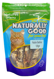 NATURES MENU AUSSIE SARDINES CAT TREAT 120G