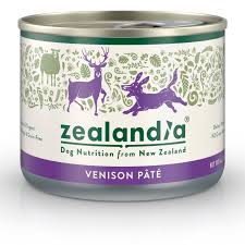 ZEALANDIA DOG VENISON PATE 185G