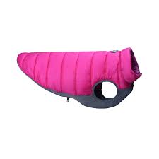 RED DINGO DOG PUFFER JACKET PLUM & HOT PINK