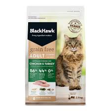 BLACKHAWK CAT GRAIN FREE CHICKEN & TURKEY 2.5KG