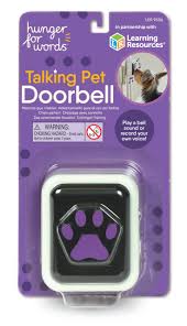 HUNGER FOR WORDS TALKING PET DOORBELL