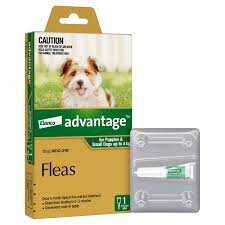 ADVANTAGE DOG 0-4KG SMALLL GREEN 1'S