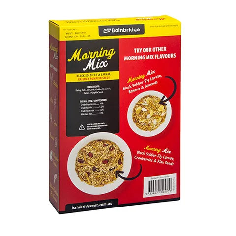 MORNING MIX BLACK SOLDIER FLY LARVAE, RAISIN, & PUMPKIN SEED