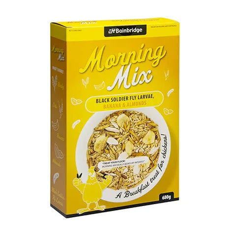 MORNING MIX BLACK SOLDIER FLY LARVAE, BANANA, & ALMONDS