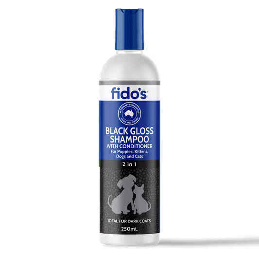 FIDO'S BLACK GLOSS SHAMP 250ML