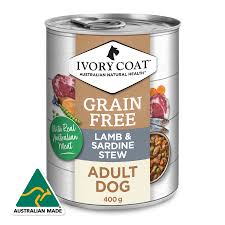 IVORY COAT ADULT DOG LAMB & SARDINE STEW 400G