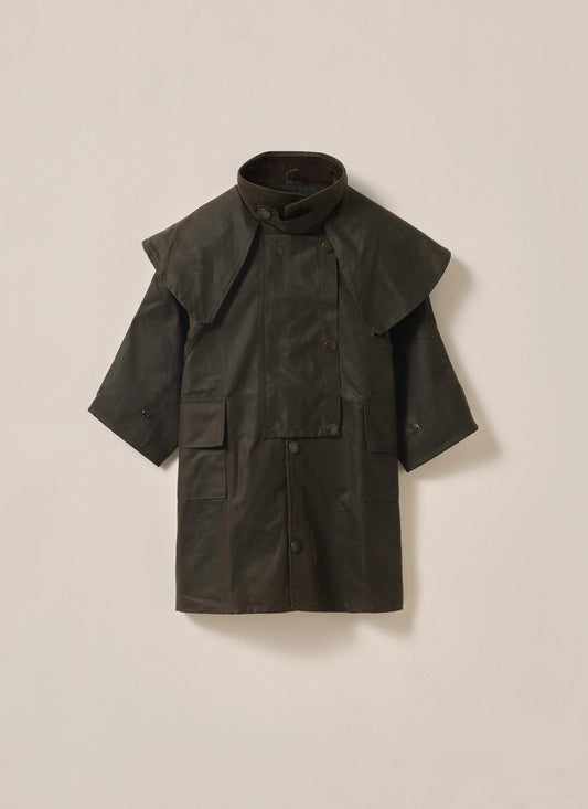 DRIZA-BONE KIDS RIDER COAT HERITAGE BROWN