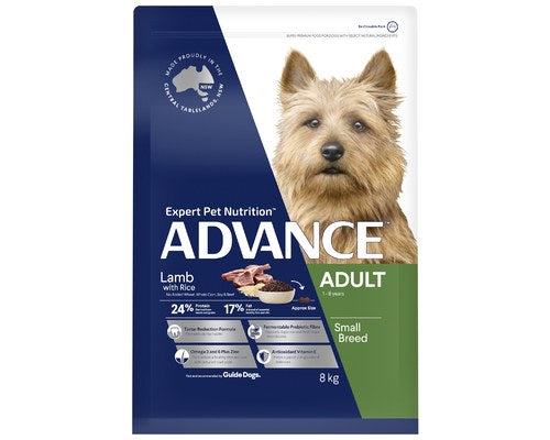 ADVANCE DOG TOY BREED LAMB & RICE 8KG