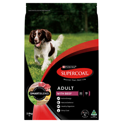 SUPERCOAT ADULT BEEF 18KG