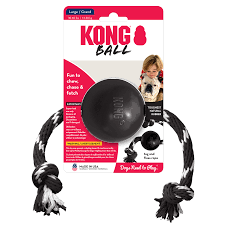 Kong Dog Extreme Ball With Rope Large