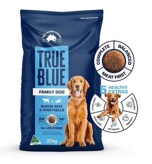 True Blue Family Dog Beef & Veg 20kg