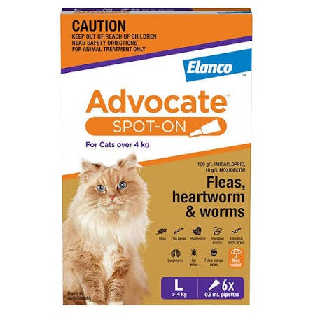Advocate Spot On For Cats 4kg Plus