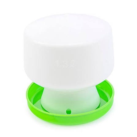 Bainbridge Ball Type Poultry Drinker, Green/White 1.3l