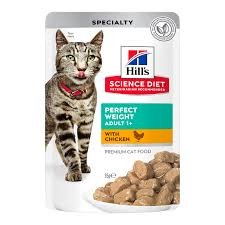Hills Adult Cat Perfect Weight With Chicken 1+ 85g