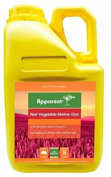 Apparent Red Vegetable Marker Dye