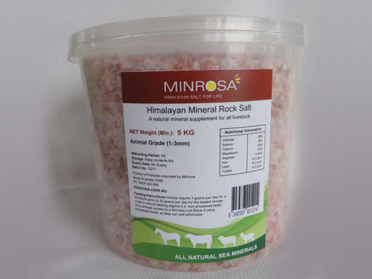 MINROSA SALT GRANULES 5KG BUCKET