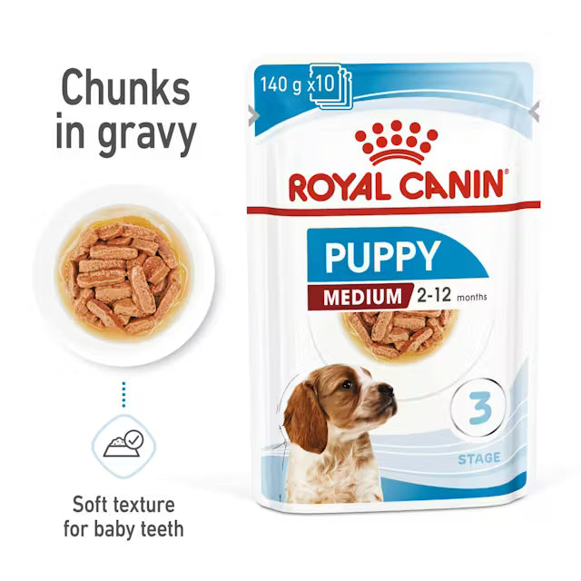 ROYAL CANIN PUPPY MEDIUM WET 140G