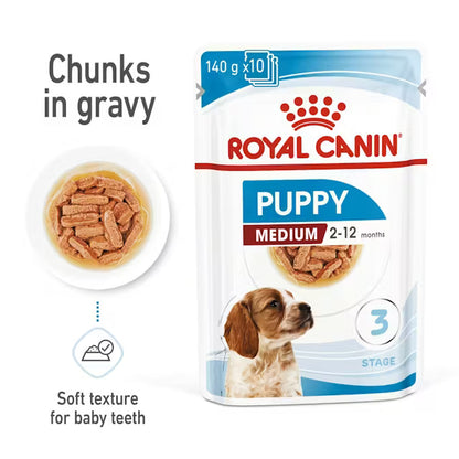 ROYAL CANIN PUPPY MEDIUM WET 140G