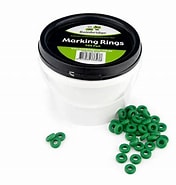 BAINBRIDGE 100PK MARKING RINGS GREEN