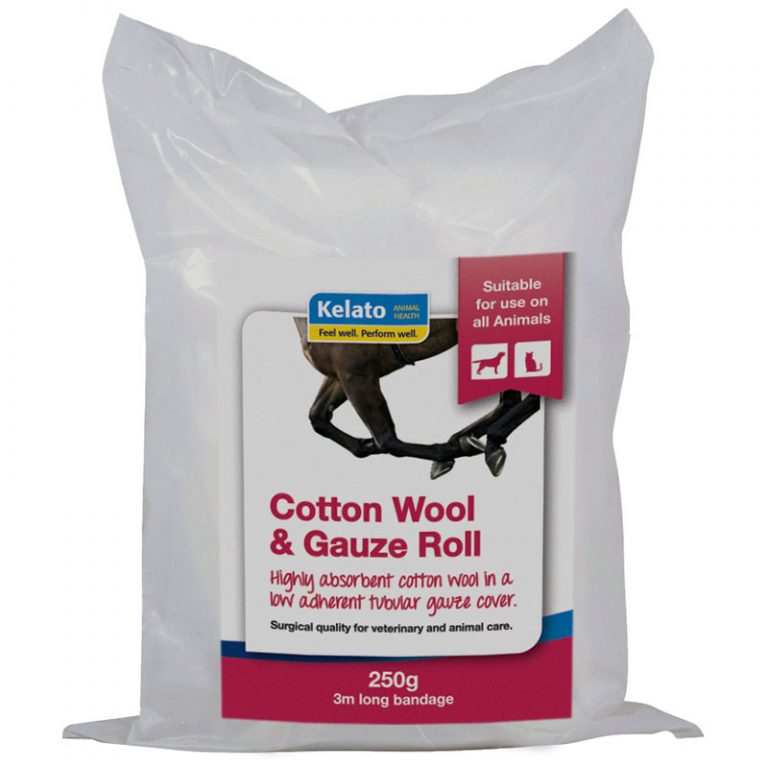 KELATO COTTON WOOL & GAUZE 15CM X 3M